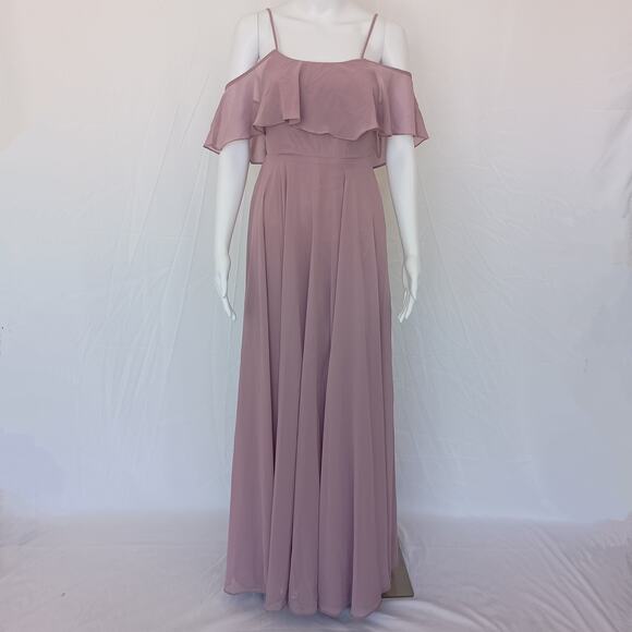 Ruffle Top Sleeveless Gown - Lavender - Picture 1 of 1
